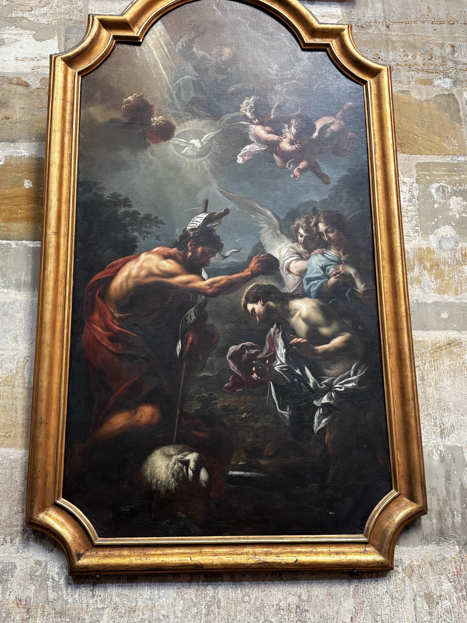 Baptism of Christ by St John