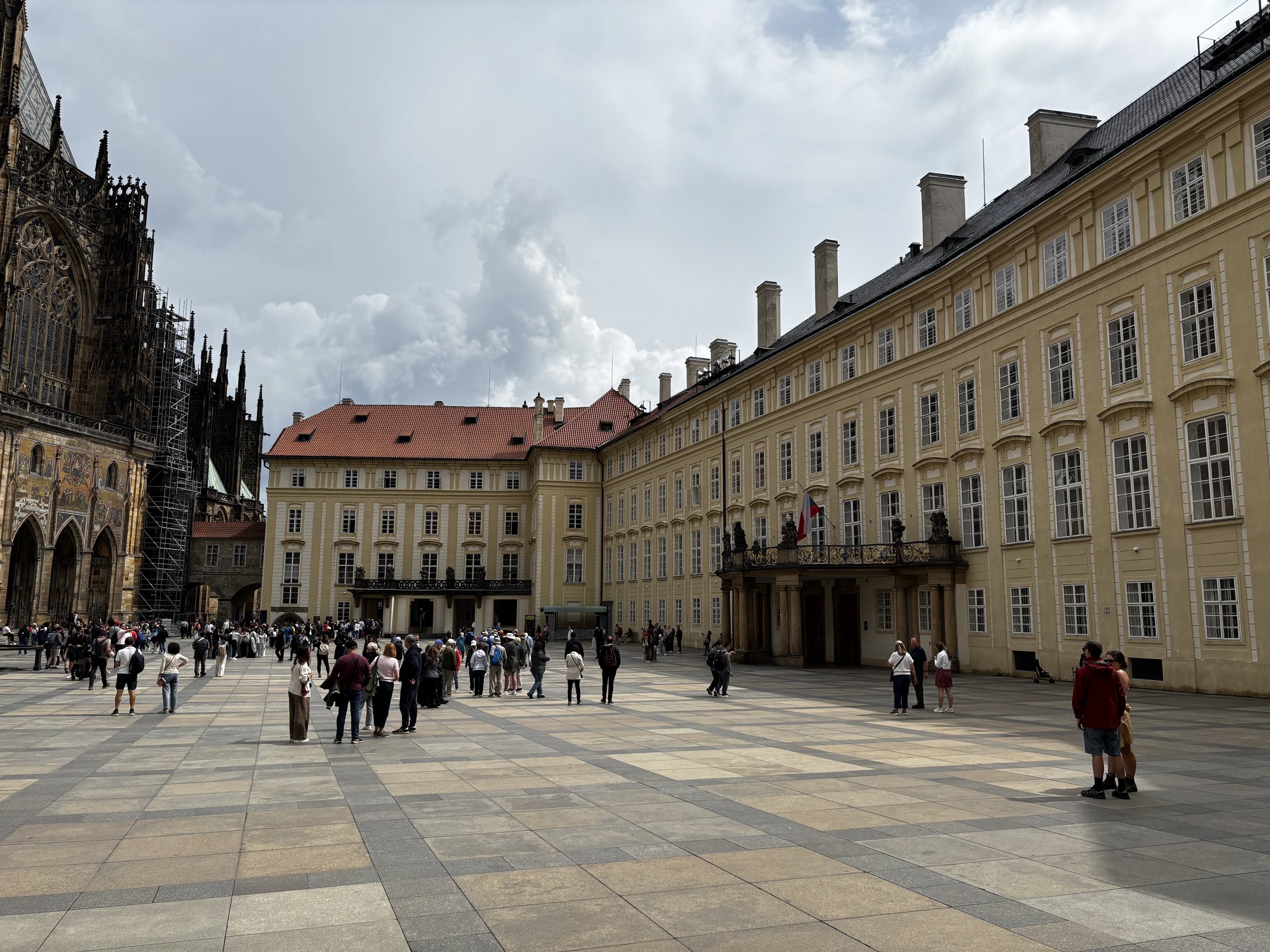 Archiv Pražského hradu & Starý královský palác. The Archive of the Prague Castle, came into being in 1920 following the break up of the Austro-Hungarian empire at the conclusion of World War One and disintegration of the Austro-Hungarian Monarchy. That family must have felt immortal until suddenly they were not. The Old Royal Palace seems remarkably practical, especially the jousting hall.