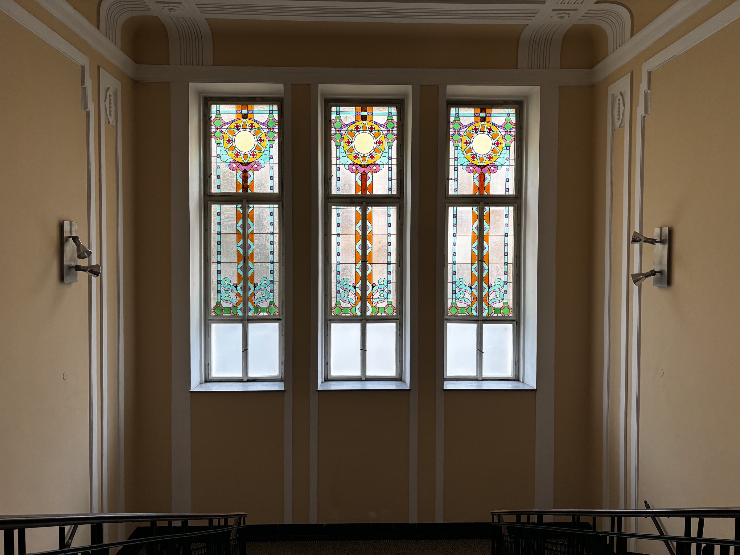 Stained glass windows