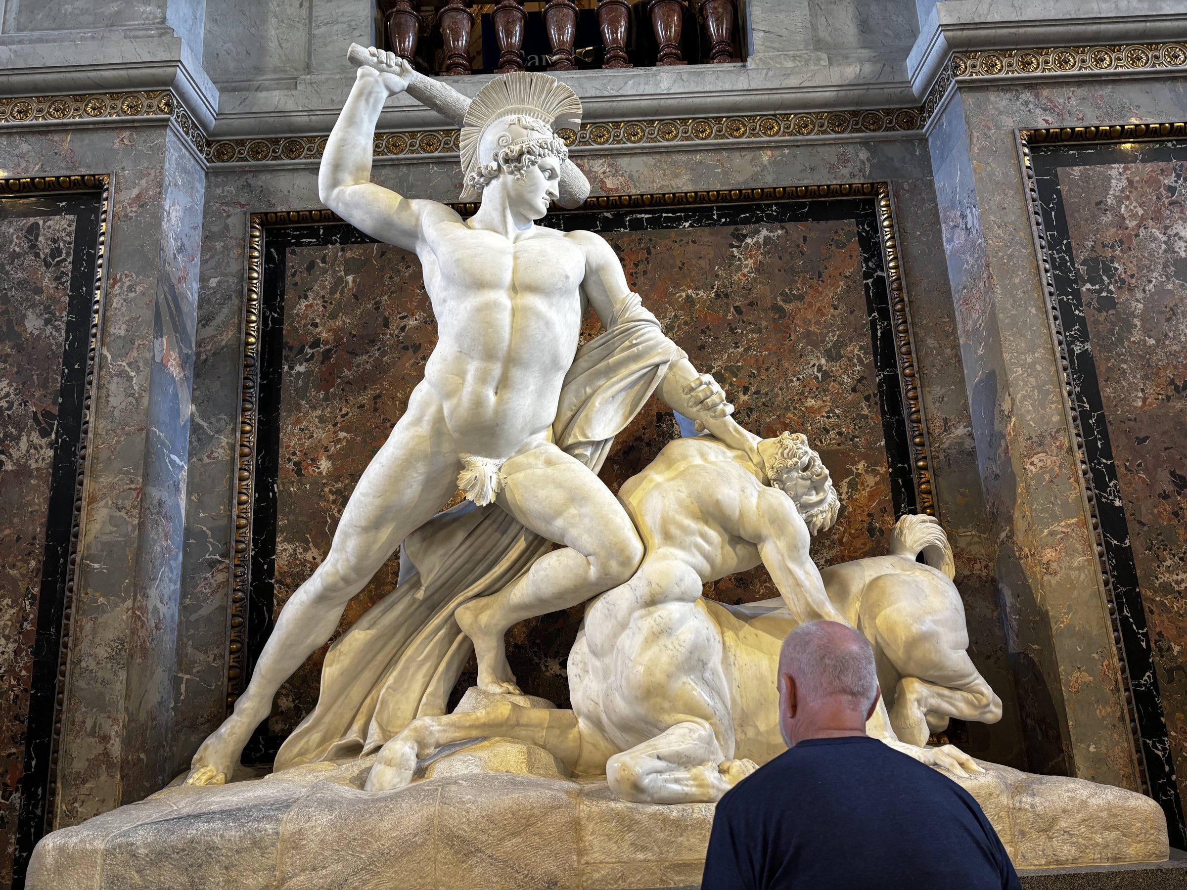 Theseus defeats the Centaur