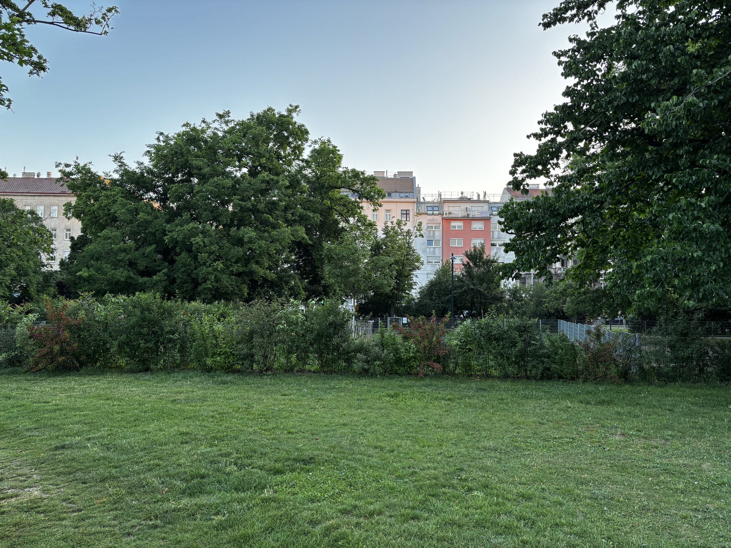 A park near Wien Hauptbahnhof